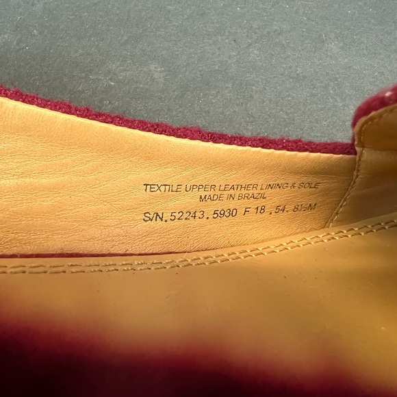 Tory Burch Red and Blue Flats - Picture 6 of 10